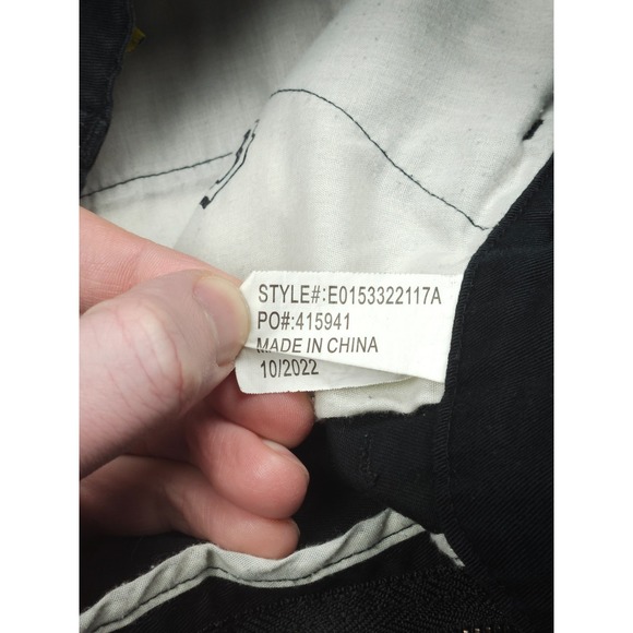 Empyre Cargo Pants Men's 28 ( FITS 28 x 25) *HEMMED* Black - Picture 10 of 14
